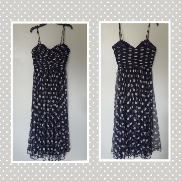 Ralph Lauren Tulle Polka Dot Gown - Picture 2 of 4